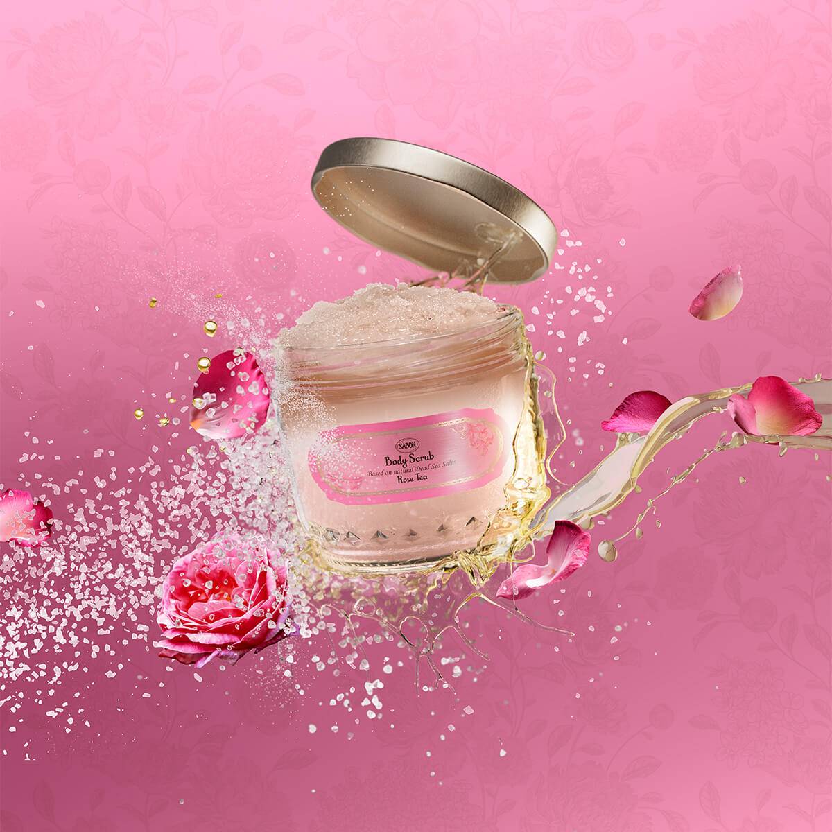 Body Scrub Rose Tea