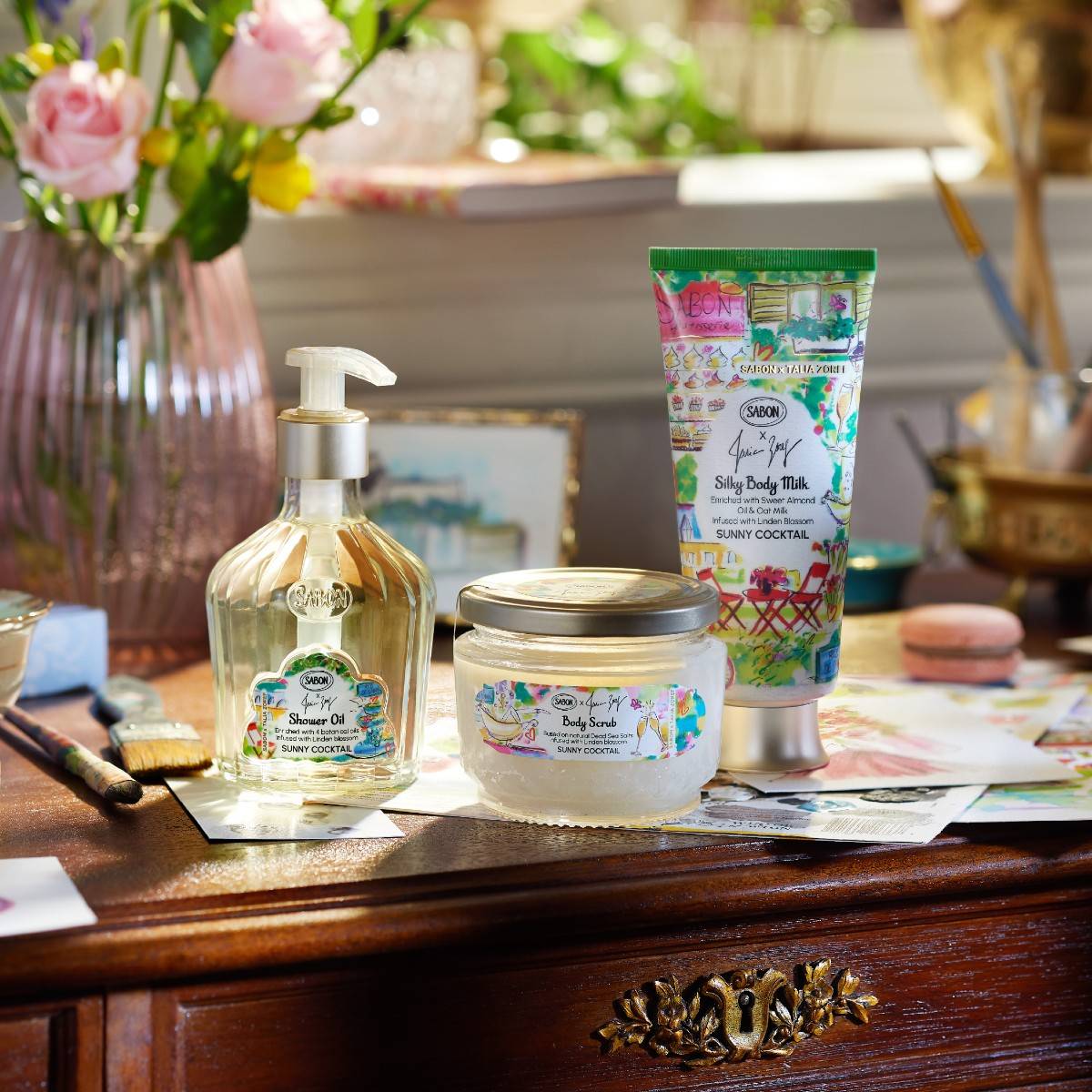 SABON サニーカクテル シルキーボディミルク2本 シルキーボディミルク (サニー・カクテル)』 | SABON (サボン)