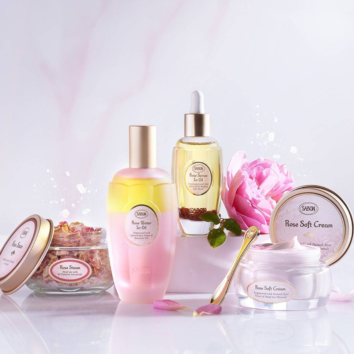 ローズフェイス コンプリートキット ソフトクリーム』 | SABON (サボン)