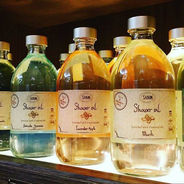 SABON サボン シャワーオイル グリーンローズ 　300ml　ボディソープ